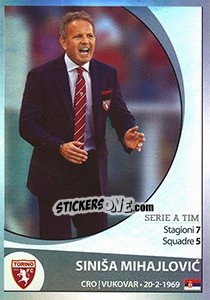 Sticker Siniša Mihajlovic - Calciatori 2016-2017 n. 536 - Panini