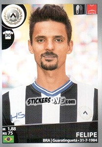 Sticker Felipe - Calciatori 2016-2017 n. 538 - Panini