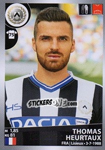 Sticker Thomas Heurtaux - Calciatori 2016-2017 - Panini