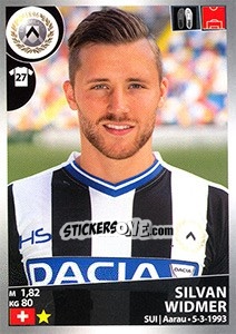 Sticker Silvan Widmer - Calciatori 2016-2017 n. 546 - Panini