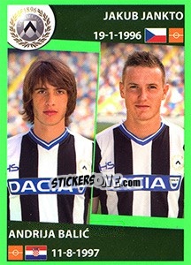 Sticker Jakub Jankto - Andrija Balic - Calciatori 2016-2017 n. 560 - Panini