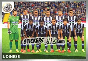 Sticker Squadra Udinese - Calciatori 2016-2017 - Panini