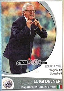 Sticker Luigi Delneri - Calciatori 2016-2017 n. 564 - Panini