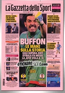 Sticker Gianluigi Buffon - Calciatori 2016-2017 n. 566 - Panini