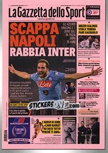 Sticker Gonzalo Higuaín - Calciatori 2016-2017 n. 568 - Panini