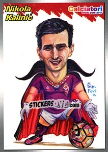 Sticker Nikola Kalinic - Calciatori 2016-2017 n. 576 - Panini