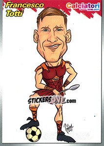 Sticker Francesco Totti - Calciatori 2016-2017 n. 580 - Panini