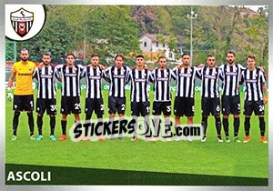 Cromo Squadra Ascoli - Calciatori 2016-2017 - Panini