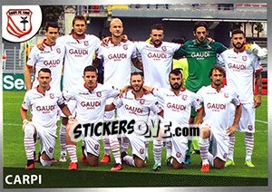 Sticker Squadra Carpi - Calciatori 2016-2017 n. 619 - Panini