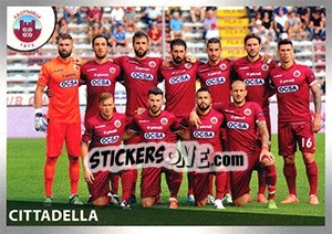Cromo Squadra Cittadella - Calciatori 2016-2017 - Panini
