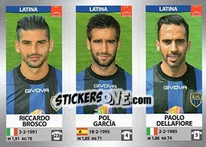 Sticker Riccardo Brosco / Pol García / Paolo Dellafiore - Calciatori 2016-2017 n. 659 - Panini