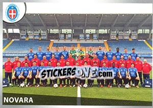 Sticker Squadra Novara - Calciatori 2016-2017 - Panini