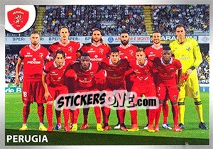 Sticker Squadra Perugia - Calciatori 2016-2017 - Panini