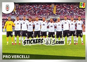 Sticker Squadra Pro Vercelli - Calciatori 2016-2017 - Panini