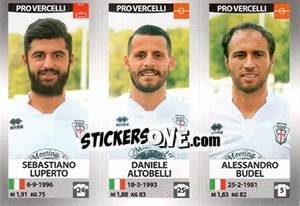 Sticker Sebastiano Luperto / Daniele Altobelli / Alessandro Budel