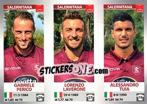 Sticker Gabriele Perico / Lorenzo Lavarone / Alessandro Tuia - Calciatori 2016-2017 - Panini