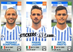 Sticker Pasquale Schiattarella / Manuel Lazzari / Mattia Finotto