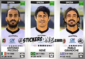 Sticker Antonio Piccolo / Nenê / Pablo Granoche - Calciatori 2016-2017 - Panini