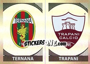 Cromo Scudetto Ternana - Scudetto Trapani