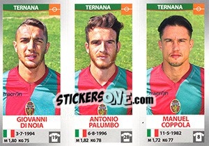 Sticker Giovanni Di Noia / Antonio Palumbo / Manuel Coppola - Calciatori 2016-2017 n. 721 - Panini