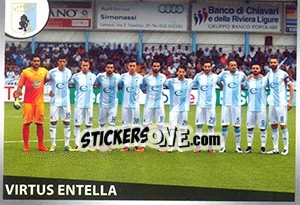 Sticker Squadra Virtus Entella - Calciatori 2016-2017 n. 739 - Panini