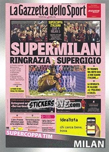 Sticker Milan (Supercoppa tim) - Calciatori 2016-2017 n. C1 - Panini