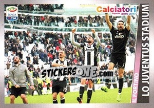 Figurina Lo Juventus stadium (il fortino) - Calciatori 2016-2017 - Panini