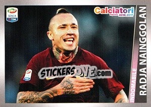Sticker Radja Nainggolan (indomabile) - Calciatori 2016-2017 n. C15 - Panini