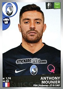 Figurina Anthony Mounier - Calciatori 2016-2017 - Panini