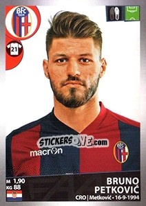 Sticker Bruno Petrovic - Calciatori 2016-2017 n. M5 - Panini