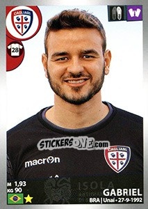 Figurina Gabriel - Calciatori 2016-2017 n. M6 - Panini