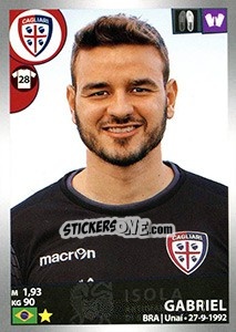 Cromo Gabriel - Calciatori 2016-2017 - Panini