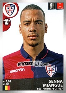 Sticker Senna Miangue - Calciatori 2016-2017 n. M7 - Panini