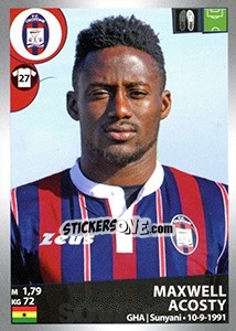 Sticker Maxwell Acosty - Calciatori 2016-2017 n. M12 - Panini