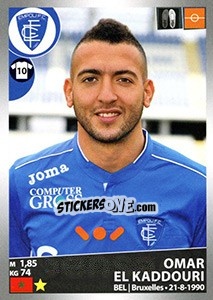 Cromo Omar El Kaddouri - Calciatori 2016-2017 - Panini