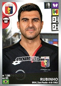 Sticker Rubinho - Calciatori 2016-2017 n. M19 - Panini