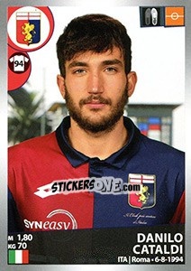 Sticker Danilo Cataldi - Calciatori 2016-2017 - Panini
