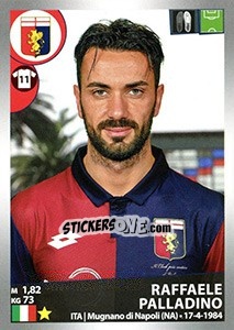 Sticker Raffaele Palladino - Calciatori 2016-2017 n. M25 - Panini