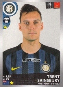 Sticker Trent Sainsbury - Calciatori 2016-2017 n. M27 - Panini
