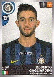 Sticker Roberto Gagliardini - Calciatori 2016-2017 n. M28 - Panini