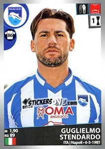 Sticker Guglielmo Stendardo - Calciatori 2016-2017 n. M38 - Panini