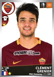 Figurina Clément Grenier - Calciatori 2016-2017 - Panini