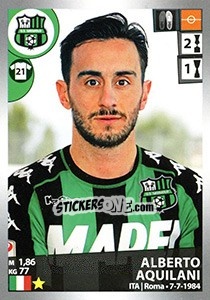 Sticker Alberto Aquilani - Calciatori 2016-2017 - Panini