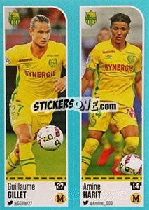 Sticker Guillaume Gillet / Amine Harit - FOOT 2016-2017 - Panini