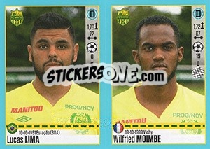 Sticker Lucas Lima / Wilfried Moimbe - FOOT 2016-2017 n. 614 - Panini