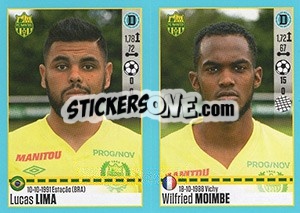 Figurina Lucas Lima / Wilfried Moimbe - FOOT 2016-2017 - Panini