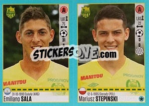 Sticker Emiliano Sala / Mariusz Stepinski - FOOT 2016-2017 n. 630 - Panini