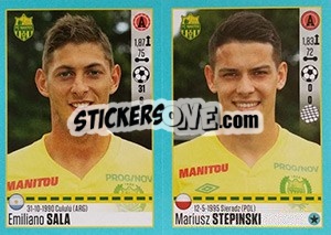 Figurina Emiliano Sala / Mariusz Stepinski - FOOT 2016-2017 - Panini