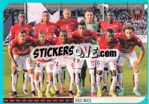 Sticker équipe Nice - FOOT 2016-2017 n. 634 - Panini