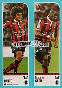 Cromo Dante / Malang Sarr - FOOT 2016-2017 - Panini